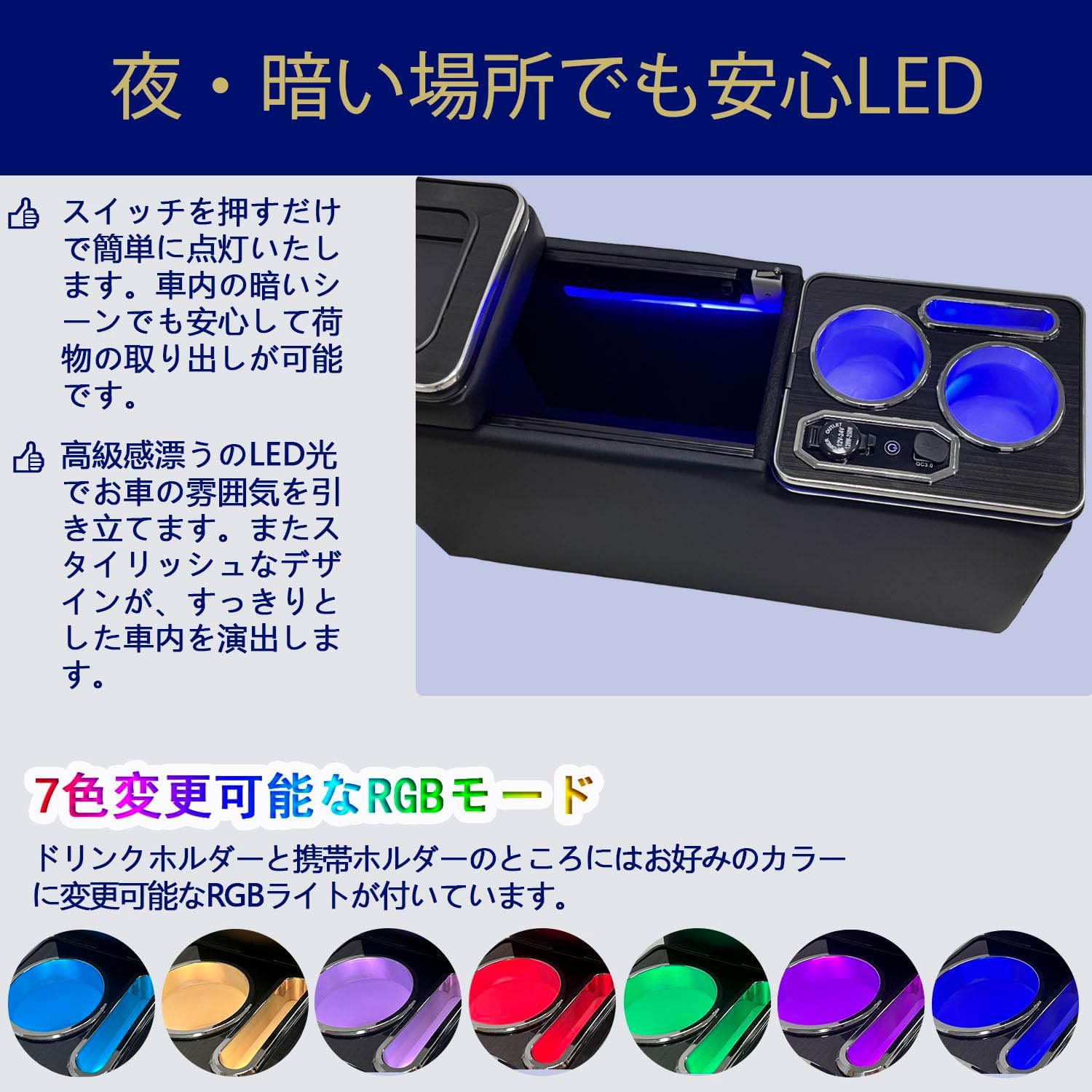 【6/1限定ポイント10倍】ワイヤレス充電ヴォクシーコンソールボックスノアアームレストエスクァイア肘掛けNOAHVOXYEsquire60/70/80系対応ステップワゴン対応ガソリン車専用Type-CQC3.0USBポート付き