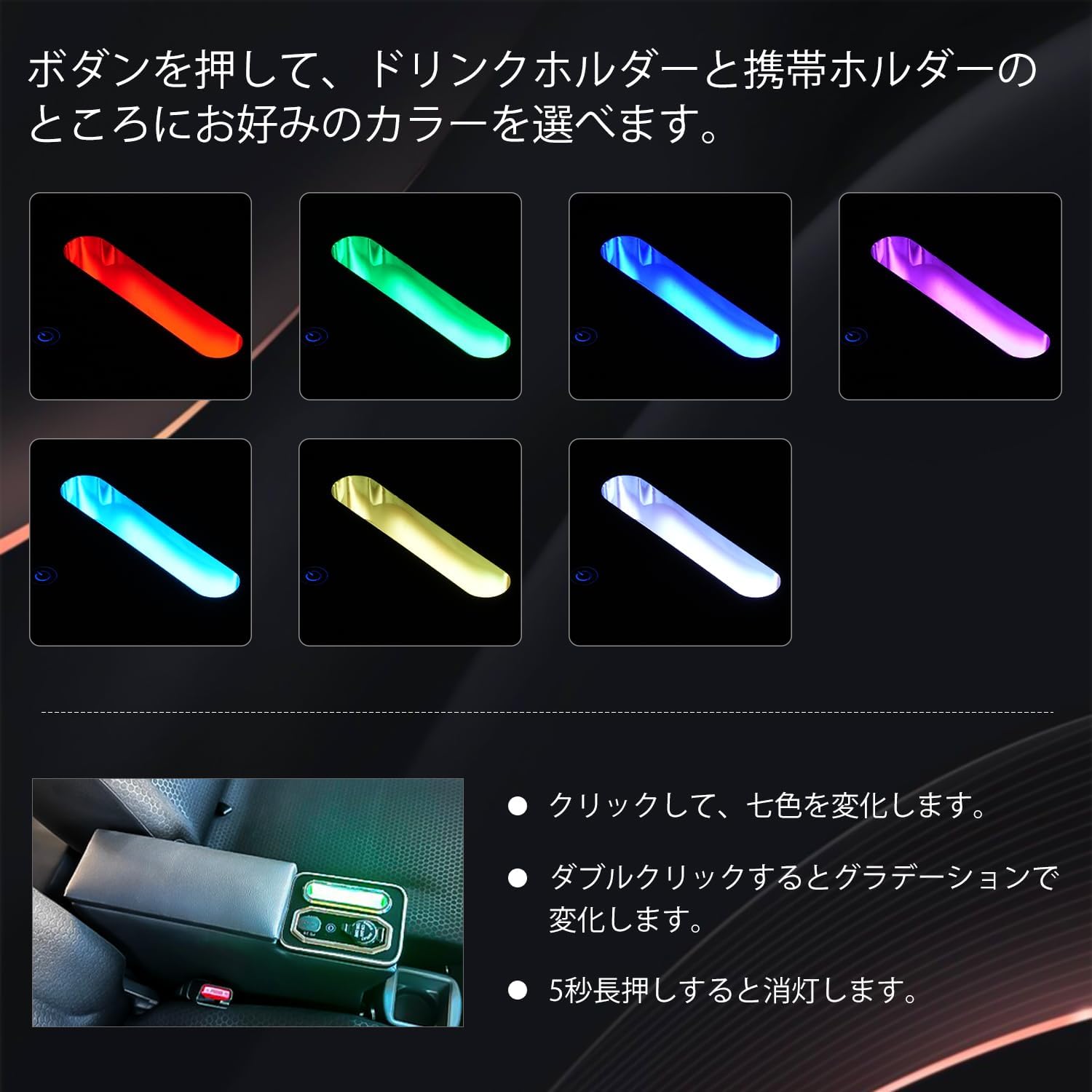 【40%オフ5/31限定ポイント5倍】スズキSpacia専用コンソールボックス